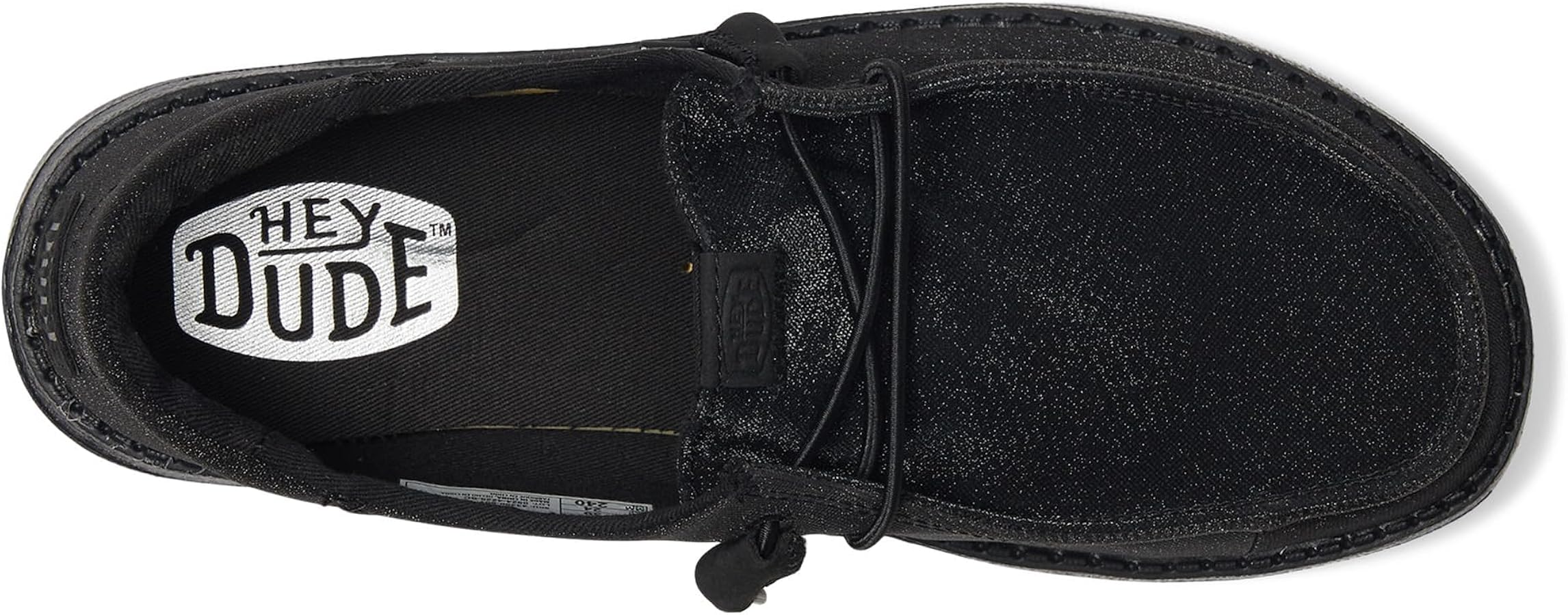 Amazon.com | HEYDUDE Women's Wendy Funk Sparkle Black 5